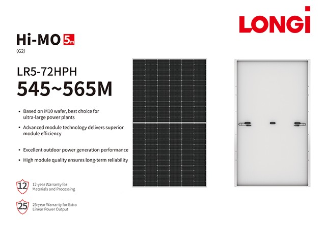 HiMO5m LR5-72HPH 545-565W