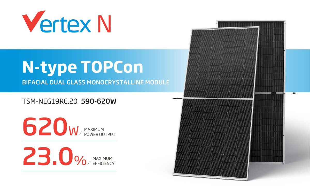 Trina 590-620W bifacial